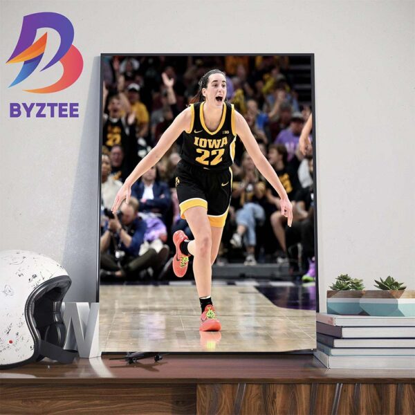 Caitlin Clark Break The NCAA Womens All-Time Scoring Record Art Decorations Poster Canvas