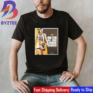 Caitlin Clark Is The Big Ten Womens Basketball All-Time Leading Scorer Vintage T-Shirt