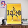 Congratulations To Gabbie Marshall 1000 Career Points Art Decorations Poster Canvas