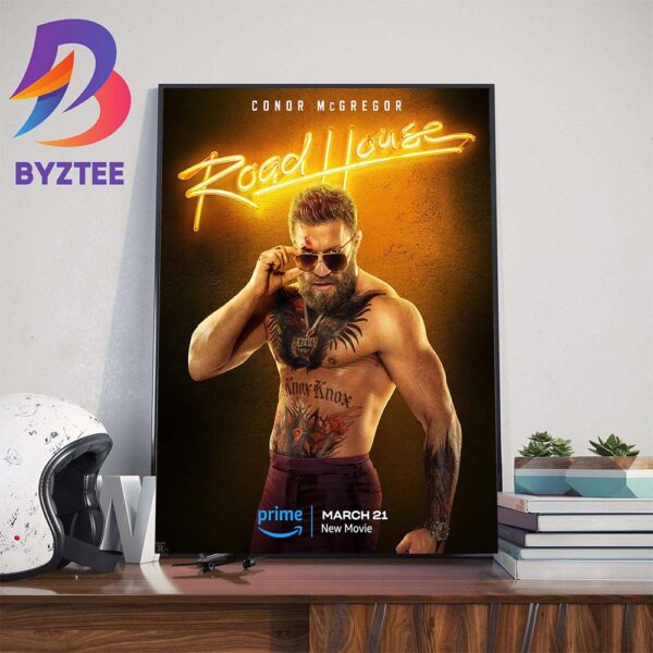 Conor McGregor In Road House Movie Art Decorations Poster Canvas