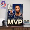 Damian Lillard Took Home Kia All Star MVP Honors In The Star-Studded 2024 NBA All-Star Game Art Decorations Poster Canvas