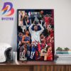 Damian Lillard MVP Kobe Bryant ASG MVP Award 2024 NBA All-Star Game Art Decorations Poster Canvas