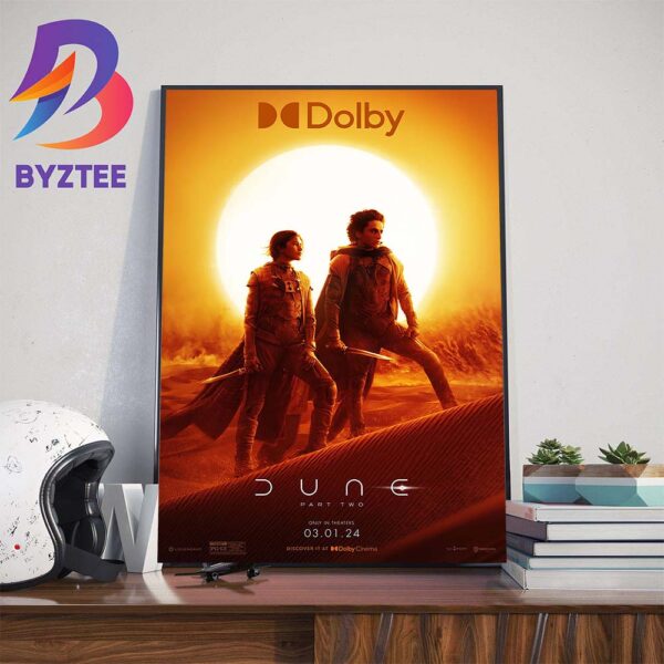 Dune Part Two Dolby Cinema Official Poster Art Decorations Poster Canvas