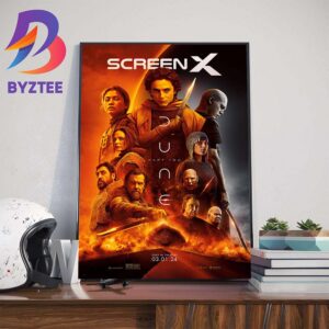Dune Part Two ScreenX Official Poster Art Decorations Poster Canvas