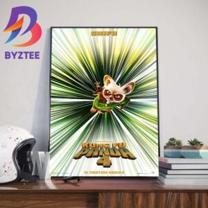 Dustin Hoffman As Master Shifu In Kung Fu Panda 4 Official Poster Art Decorations Poster Canvas