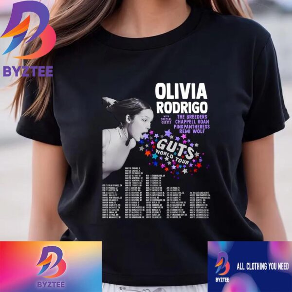 Guts Olivia World Tour Olivia Tour 2024 Guts Vintage T-Shirt