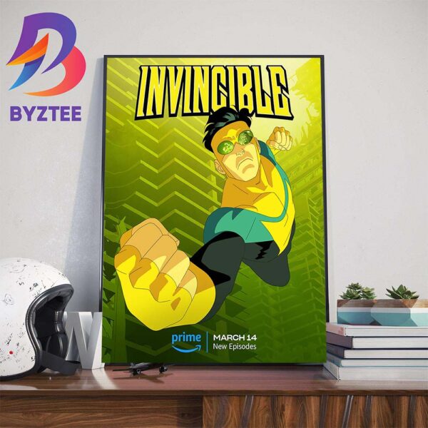 Invincible Season 2 Part 2B Official Poster Art Decorations Poster Canvas