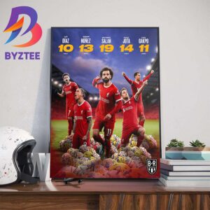Liverpool Are The First Club In Top 5 Leagues Of Europe To Have 5 Players Score Over 10 Goals Art Decor Poster Canvas