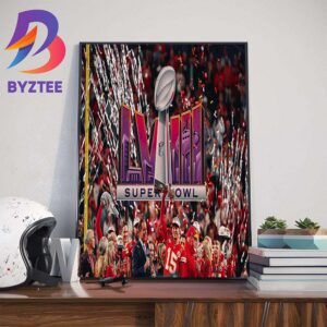 Never A Doubt Patrick Mahomes Is The Winner Super Bowl LVIII Art Decorations Poster Canvas