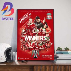 Official Liverpool FC Celebration Souvenir A Perfect 10 Special Tribute To The Reds Carabao Cup Record Win Art Decorations Poster Canvas
