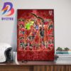 Ohio State Buckeyes Womens Basketball Are Big Ten 2023-2024 Regular Season Champions Art Decorations Poster Canvas
