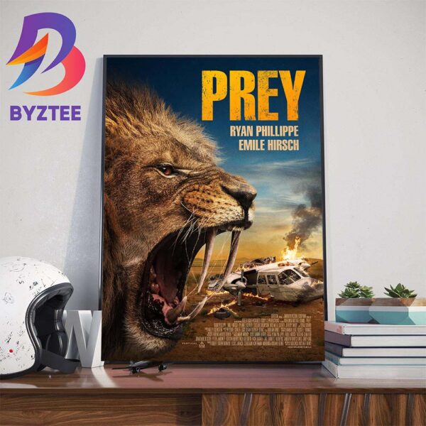 Official Poster Prey Movie With Starring Ryan Phillippe And Emile Hirsch Art Decor Poster Canvas