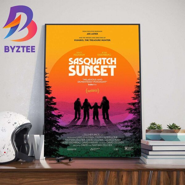 Official Poster Sasquatch Sunset With Starring Riley Keough And Jesse Eisenberg Art Decorations Poster Canvas