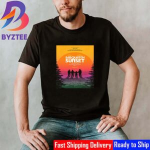 Official Poster Sasquatch Sunset With Starring Riley Keough And Jesse Eisenberg Vintage T-Shirt