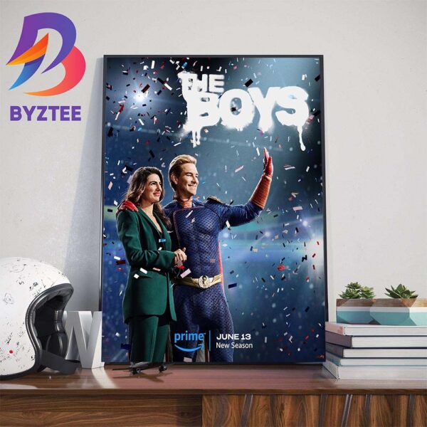 Official Poster The Boys Season 4 Premieres on June 13 Art Decorations Poster Canvas
