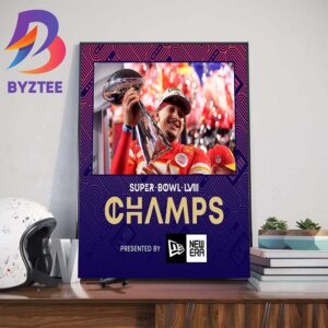 Patrick Mahomes And Kansas City Chiefs Are Super Bowl LVIII Champs Art Decorations Poster Canvas