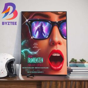 She’s Slaying He’s Decaying Lisa Frankenstein Official Poster Art Decorations Poster Canvas