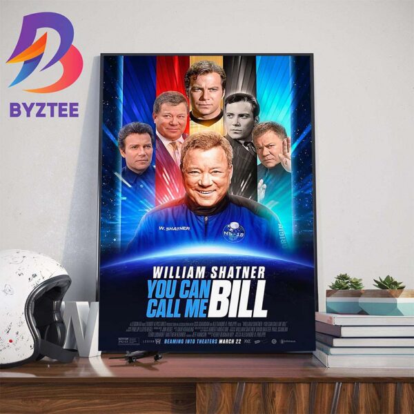 The Documentary William Shatner You Can Call Me Bill Official Poster Art Decorations Poster Canvas