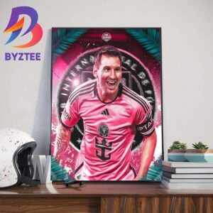 The First Assist Of The 2024 MLS Regular Season Belongs To Lionel Messi Art Decor Poster Canvas