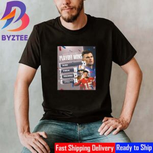 The Most Career Playoff Wins In NFL History Vintage T-Shirt