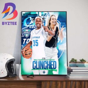 University At Buffalo Womens Basketball Clinched MAC Tournament Berth In Cleveland Ohio Art Decorations Poster Canvas