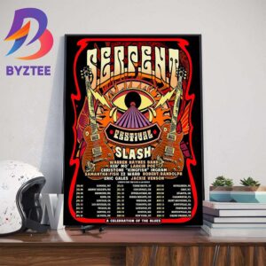 A Celebration Of The Blues Slash In Serpent Festival Art Decorations Poster Canvas