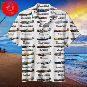 Aircraft Collection Unisex For Family Vacation Tropical Summer Hawaiian Shirt