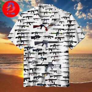 Armory Universal Rifle Collection For Family Vacation Tropical Summer Hawaiian Shirt