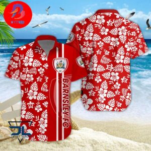 Barnsley FC EFL Championship For Family Vacation Tropical Summer Hawaiian Shirt