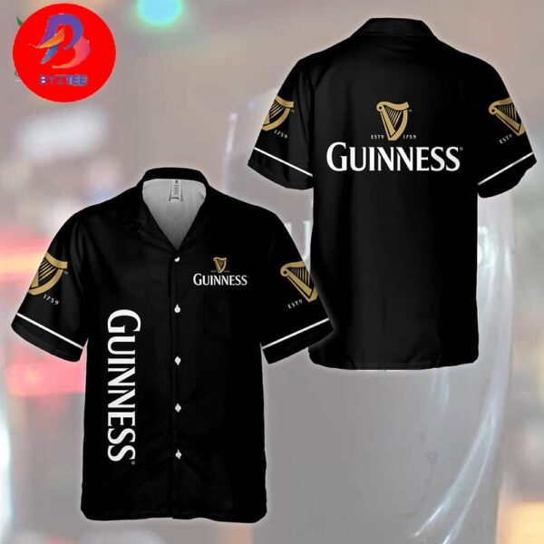 Basic Guinness Premium For Family Vacation Tropical Summer Hawaiian Shirt For Beer Lovers