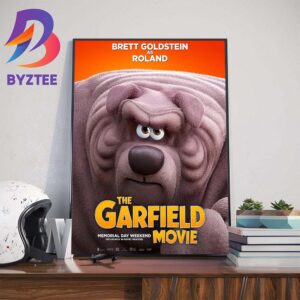 Brett Goldstein As Roland In The Garfield Movie Official Poster Wall Decor Poster Canvas
