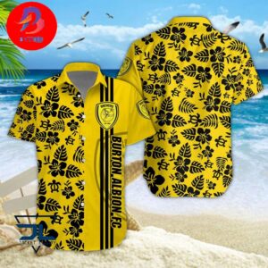 Burton Albion FC EFL Championship For Family Vacation Tropical Summer Hawaiian Shirt