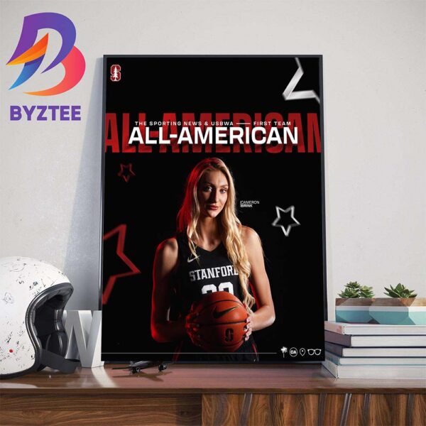 Cameron Brink Is The Sporting News And USBWA First Team All-America Wall Decor Poster Canvas