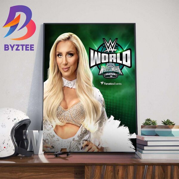 Charlotte Flair Appear At WWE World WrestleMania XL Art Decorations Poster Canvas