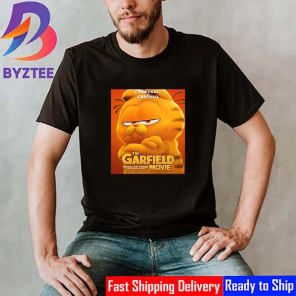 Chris Pratt As Garfield In The Garfield Movie Official Poster Classic T-Shirt