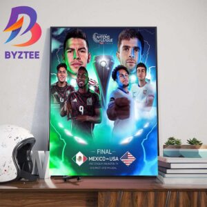 Concacaf Nations League Final Is Set For Mexico vs USA Wall Decor Poster Canvas