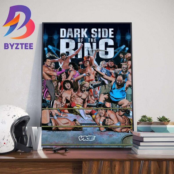 Dark Side Of The Ring X Paul Mann To Celebrate The Launch Of Season 5 Wall Decor Poster Canvas