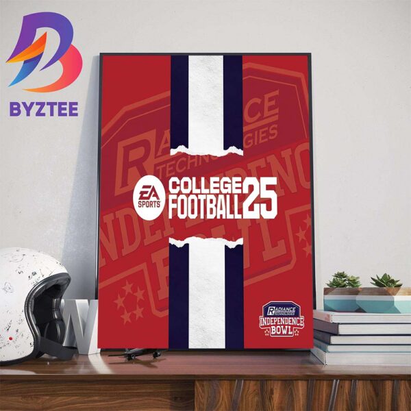 EA Sports x College Football 25 x Radiance Technologies Independence Bowl Art Decorations Poster Canvas