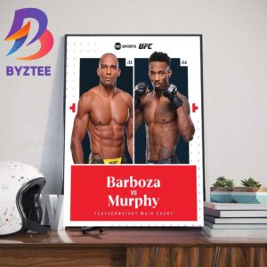 Edson Barboza Vs Lerone Murphy UFC Featherweight Main Event on May 18th Wall Decor Poster Canvas