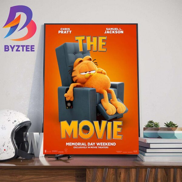 Garfield The Movie Is Exclusively In Theaters Memorial Day Weekend Art Decorations Poster Canvas