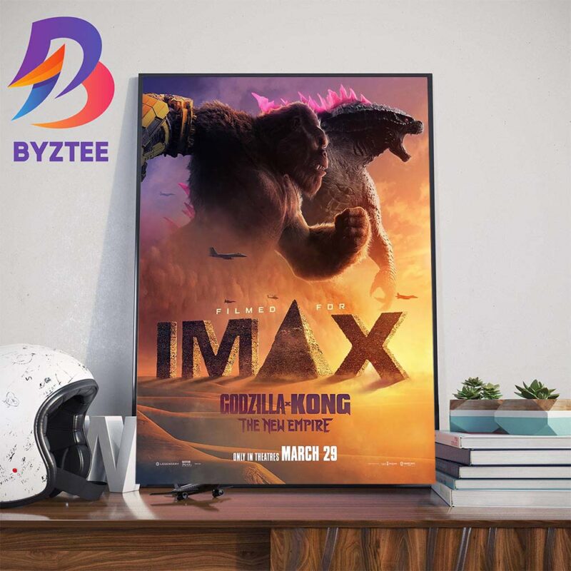 Godzilla x Kong The New Empire IMAX Official Poster Art Decorations ...