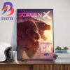 Godzilla x Kong The New Empire RealD 3D Official Poster Art Decorations Poster Canvas
