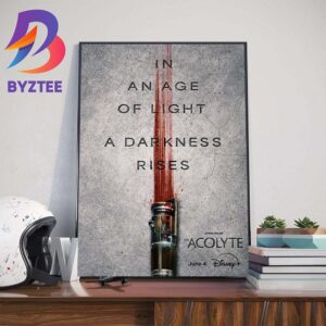 In An Age Of Light A Darkness Rises Star Wars The Acolyte Official Poster Art Decorations Poster Canvas