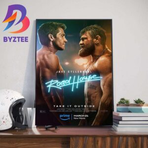 Jake Gyllenhaal Road House Take It Outside New Poster Wall Decor Poster Canvas