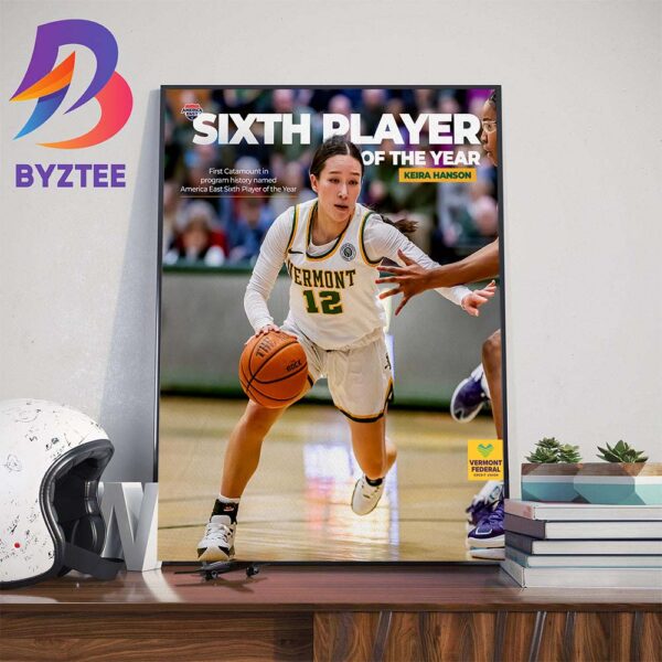 Keira Hanson Is The America East Sixth Player Of The Year Wall Decor Poster Canvas