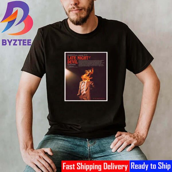 Late Night With The Devil Official Poster Vintage T-Shirt
