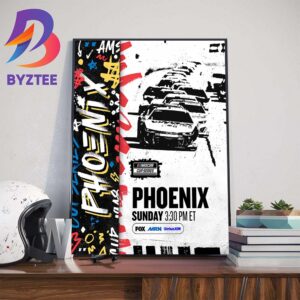 NASCAR Cup Series With Race in Phoenix Wall Decor Poster Canvas