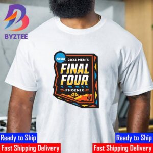 NCAA 2024 Mens Final Four Logo Held at State Farm Stadium in Glendale Phoenix Arizona Vintage T-Shirt