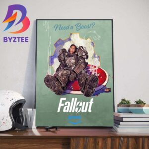 Need A Boost Nuka Cola in Fallout Poster Wall Decor Poster Canvas