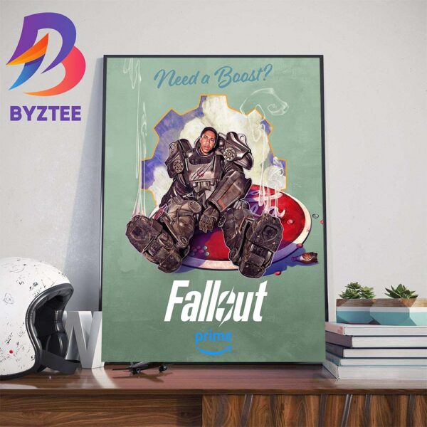 Need A Boost Nuka Cola in Fallout Poster Wall Decor Poster Canvas